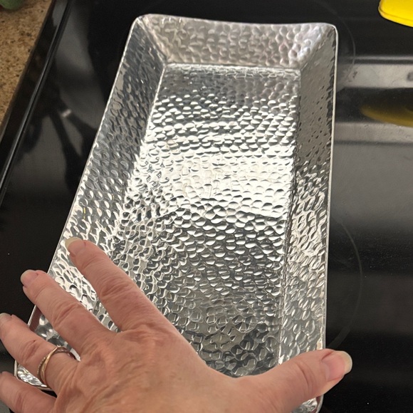 Threshold Silver Rectangular Serving Tray - Picture 4 of 4